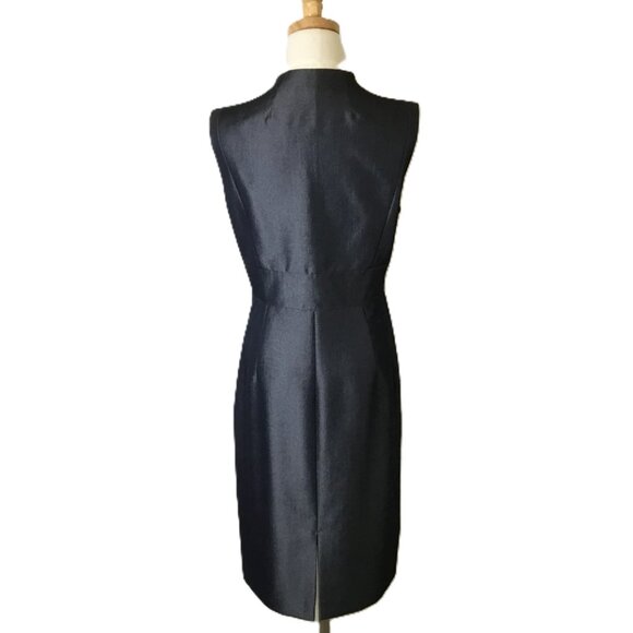 Antonio Melanie Sliver Gray Dress Size 6 Sleeveless - Picture 4 of 10